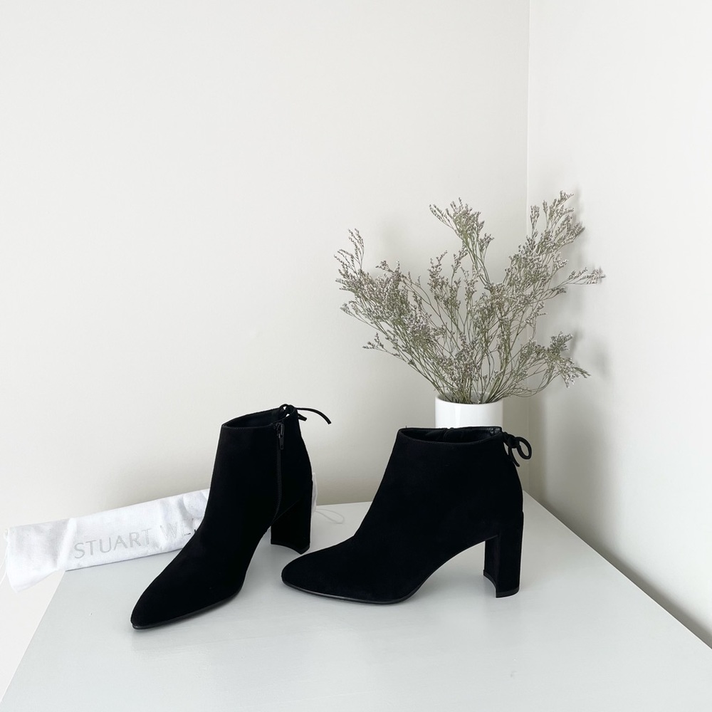 Stuart Weitzman Suede Ankle Booties - Picture 6 of 10
